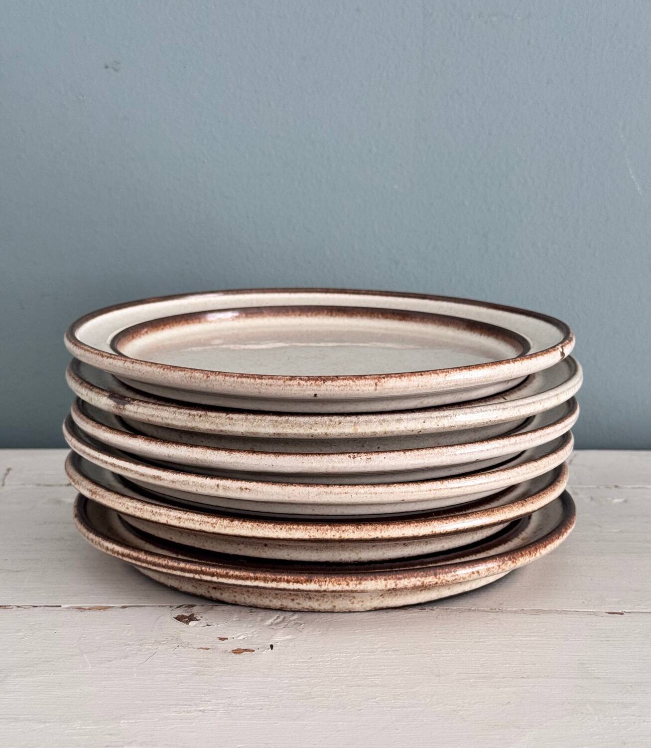 6 Stogo Scandinavian stoneware dinner plates