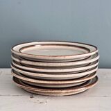 6 Stogo Scandinavian stoneware dinner plates