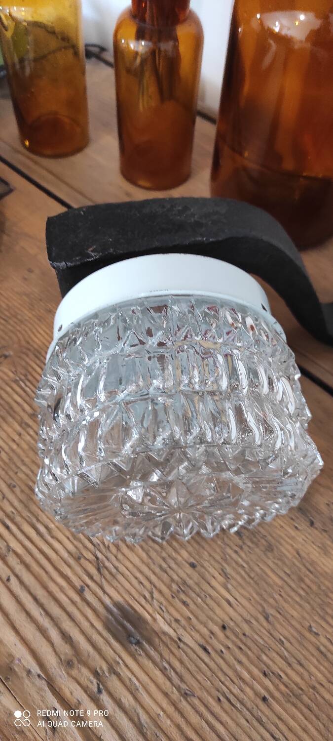 Vintage glass ceiling light