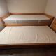 Vintage solid pine trundle bed