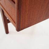 Teak highboard, Danish design, 1970s, production: Denmark