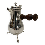 Tripod chocolate jug in silver from the 18th century Farmers General 378 grams