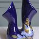 Double soliflore vase from Vallauris. Around 1960.