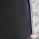 Black leather office chair by Charles Pollock for Knoll