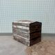 White patinated trunk