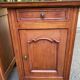 2 solid oak bedside tables signed Jean Laick Dol-de-Bretagne