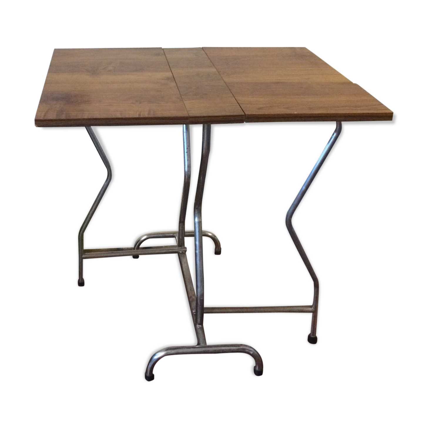 Formica table with folding flaps