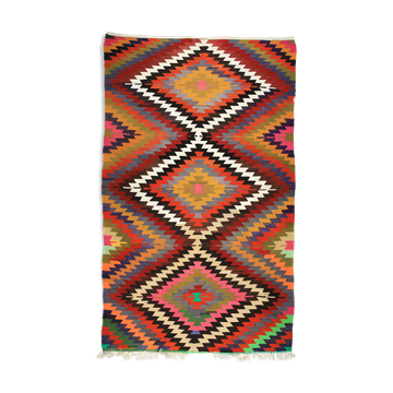 Anatolian handmade kilim rug 314 cm x 290 cm
