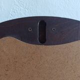 Miroir ovale en bois