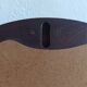 Miroir ovale en bois