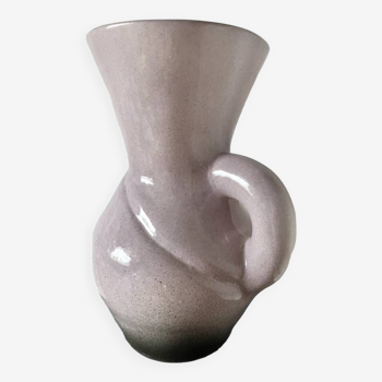 Large ceramic vase dlg Jouve Chambost 1960 France Vintage