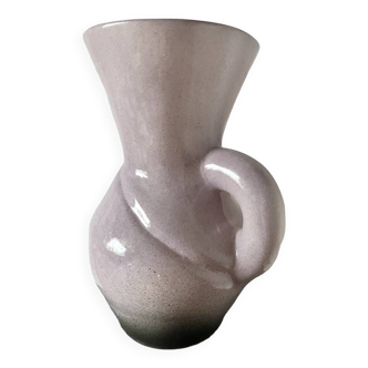 Large ceramic vase dlg Jouve Chambost 1960 France Vintage