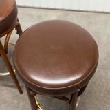 Pair bar stools Hindermann Wellereau