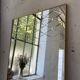 Italian engraved bistro mirror 60s XL