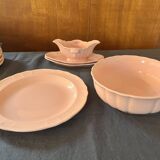 Salins 38 Piece Pink Dinnerware Set