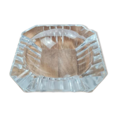 Crystal ashtray signed Val Saint Lambert, vintage 1960.