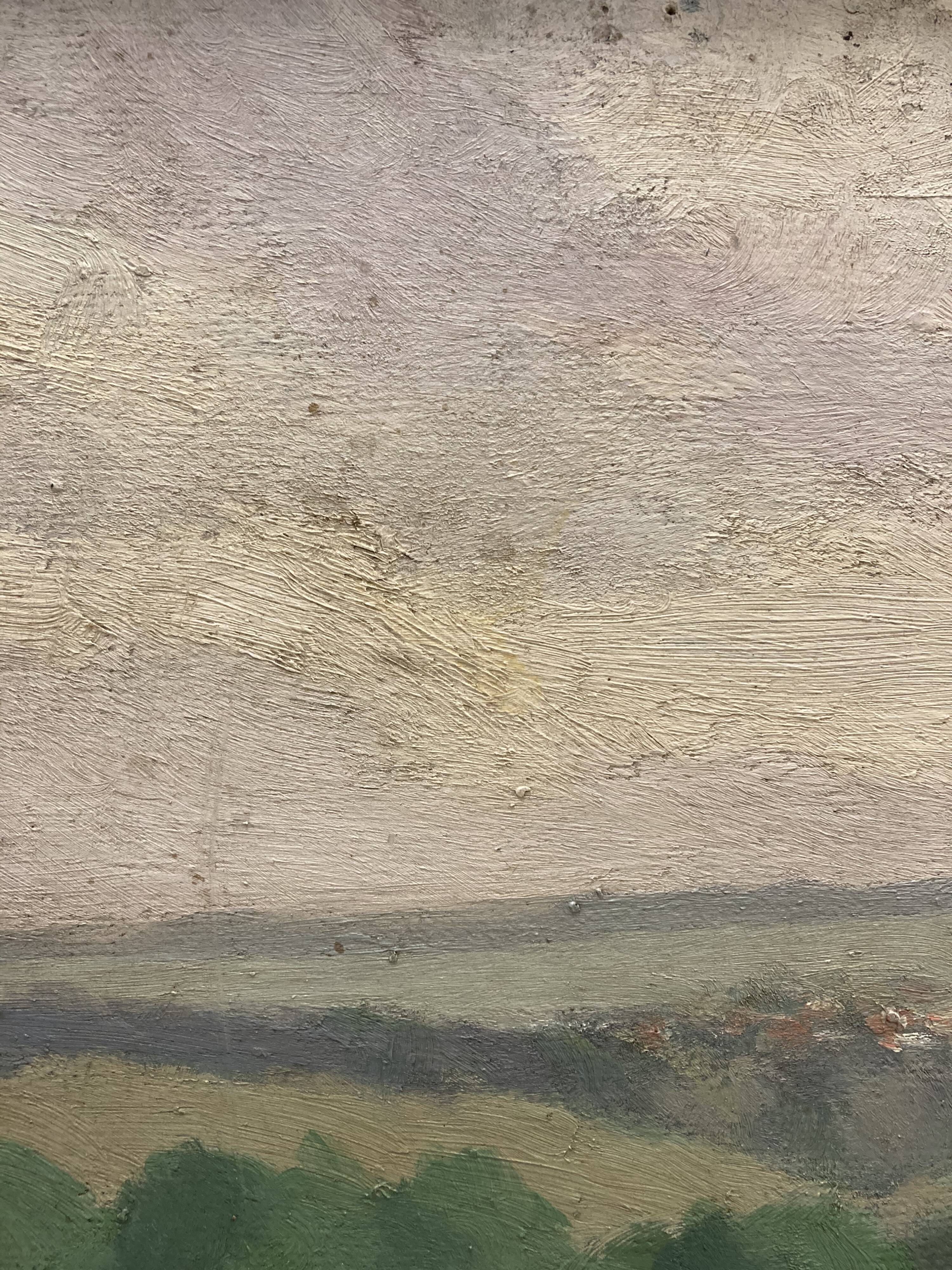 Signed landscape painting