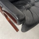 2 "Siesta" armchairs with their ottomans by Ingmar Relling, circa 1970
