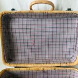 Wicker case, vintage