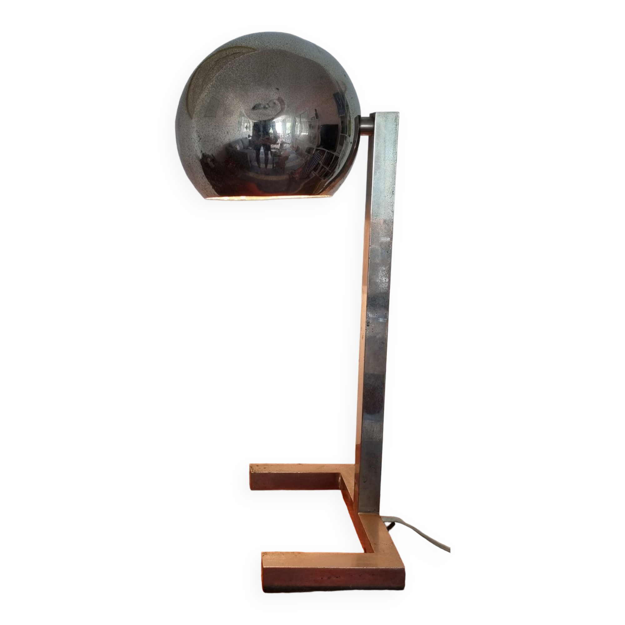 Eyeball vintage metal lamp