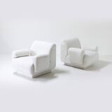 Pair of armchairs attributed to Eberhardt Geißler, Veb Möbel Industrie, 70s