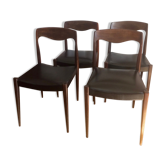 Série de quatre chaises type scandinaves
