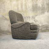Vintage wool armchair