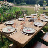 Solid oak monastery table