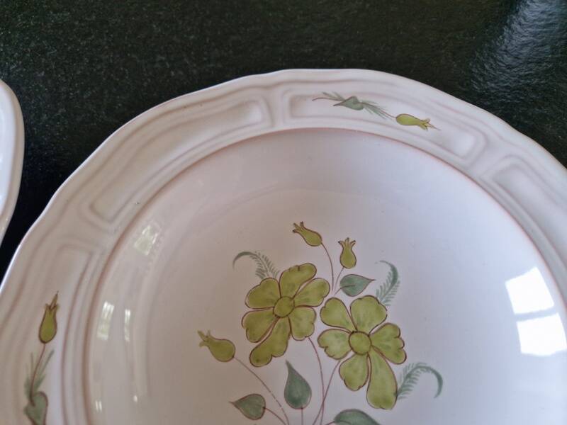 Henriot Quimper - Set of 6 earthenware soup plates