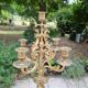 Napoleon III bronze candlestick