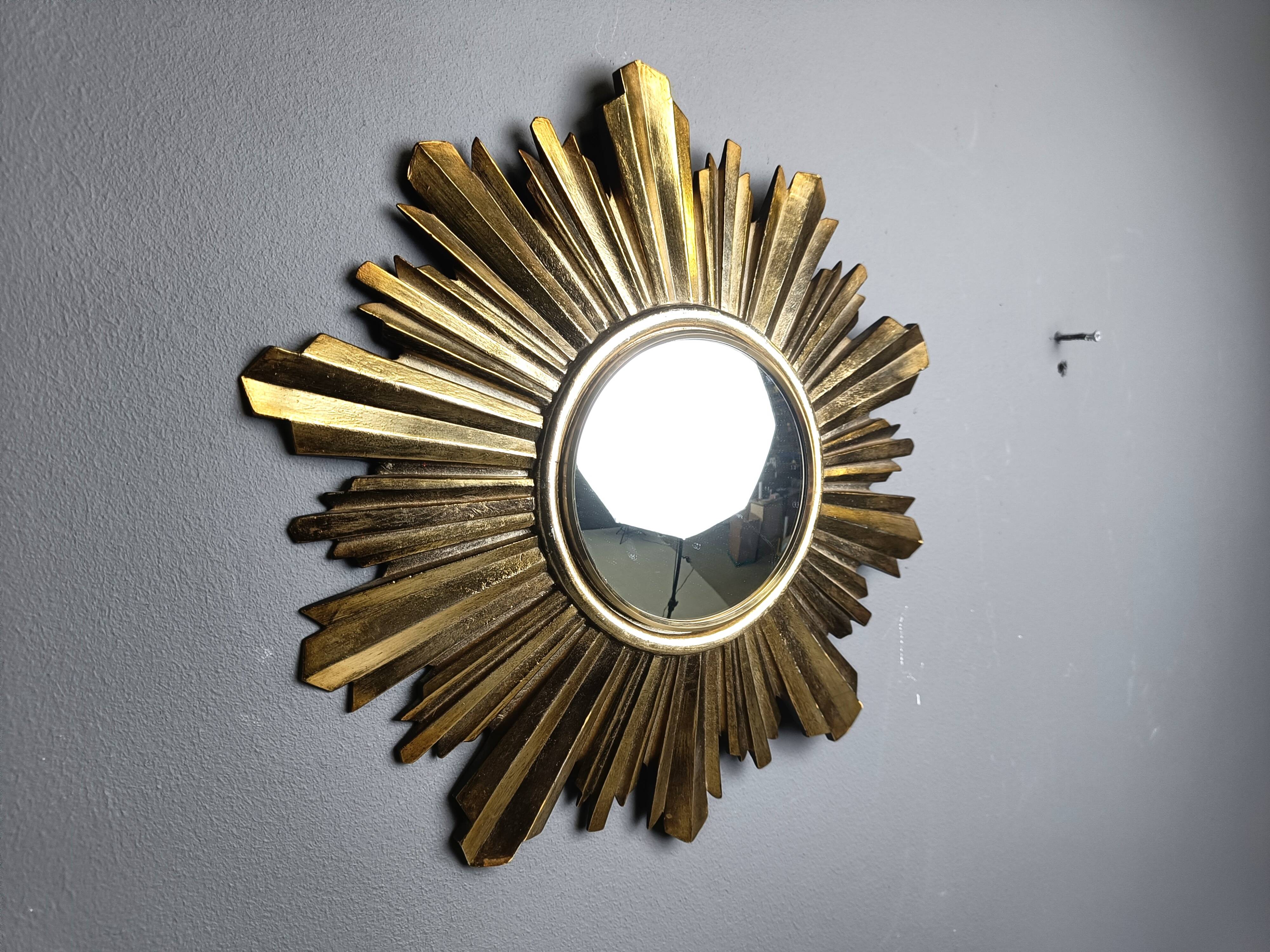 VIntage sunburst mirror, 1960s