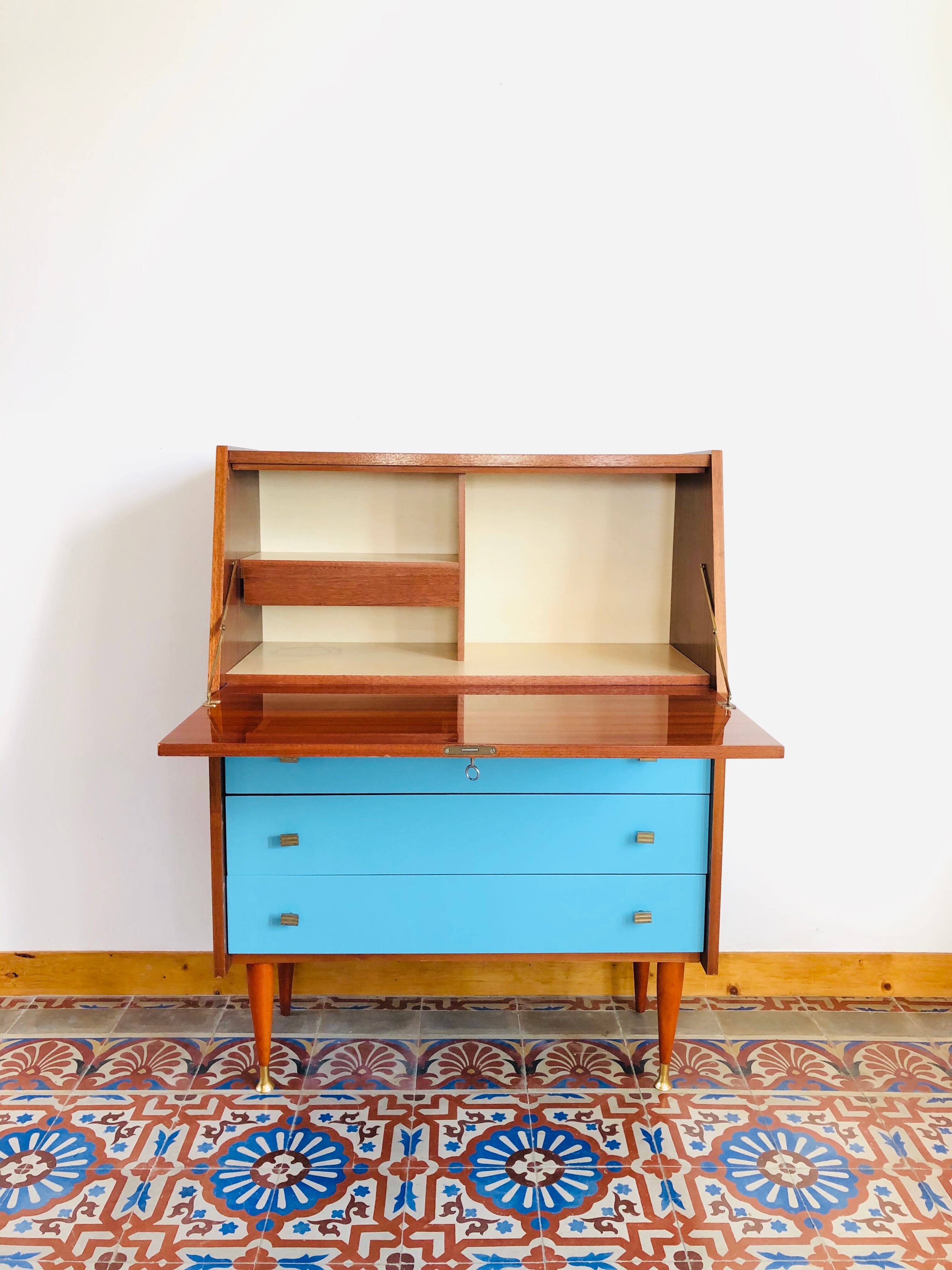 Vintage mahogany secretary