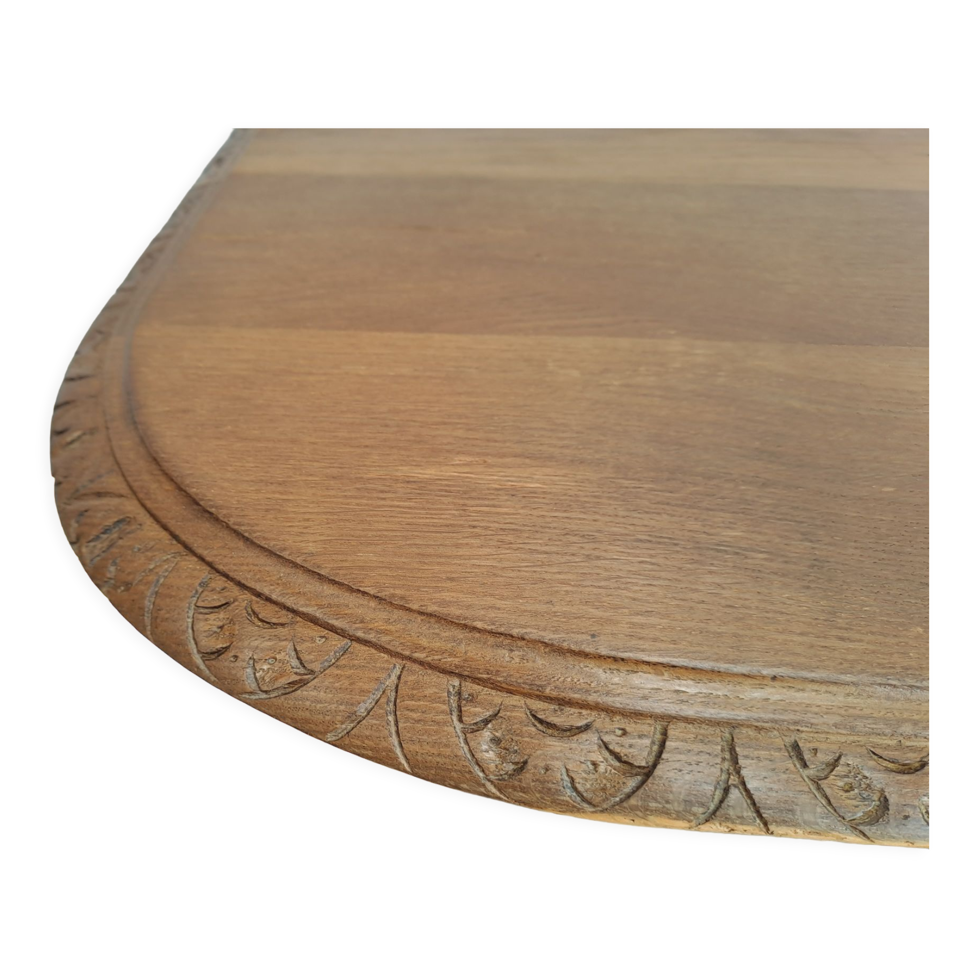 Cast iron and wood console