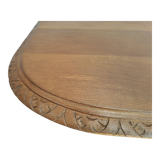 Cast iron and wood console