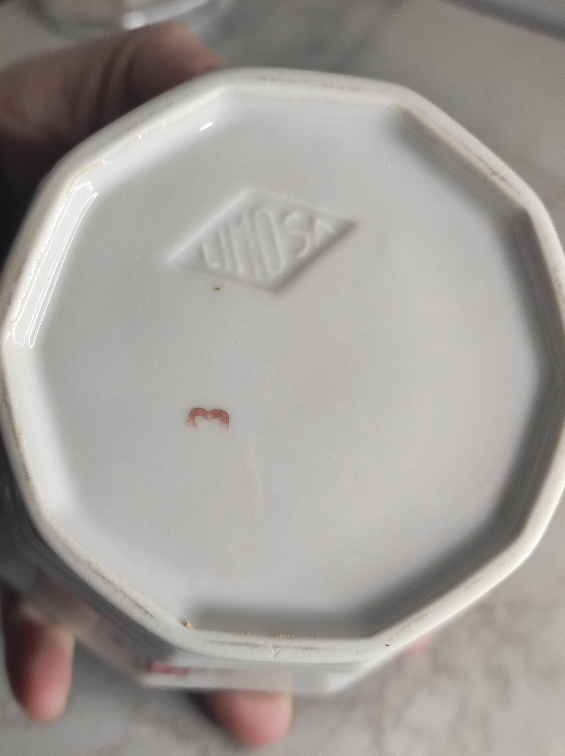 Limosa porcelain sugar bowl