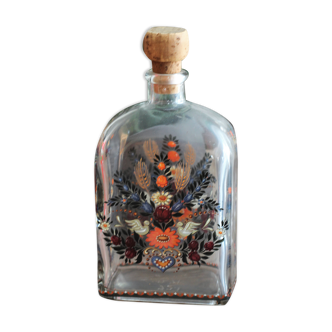 Carafe painted on glass