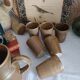 Pichet et verres en grès vintage Digoin