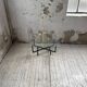 60s glass coffee table