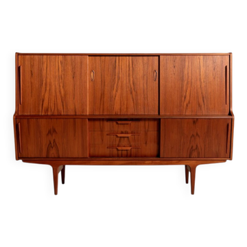 Danish Teak Highboard, 1960s