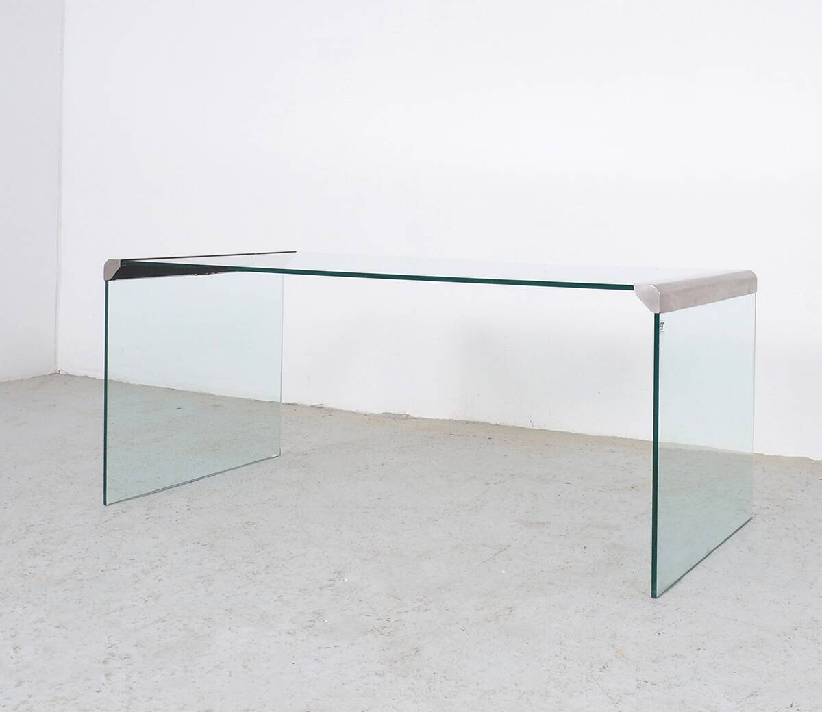 T35 Glass Nesting Tables by Pierangelo Gallotti for Galotti & Radice, 1970s, Set of 3