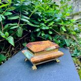 Onyx catchall box from the 1960s, vintage Italy.