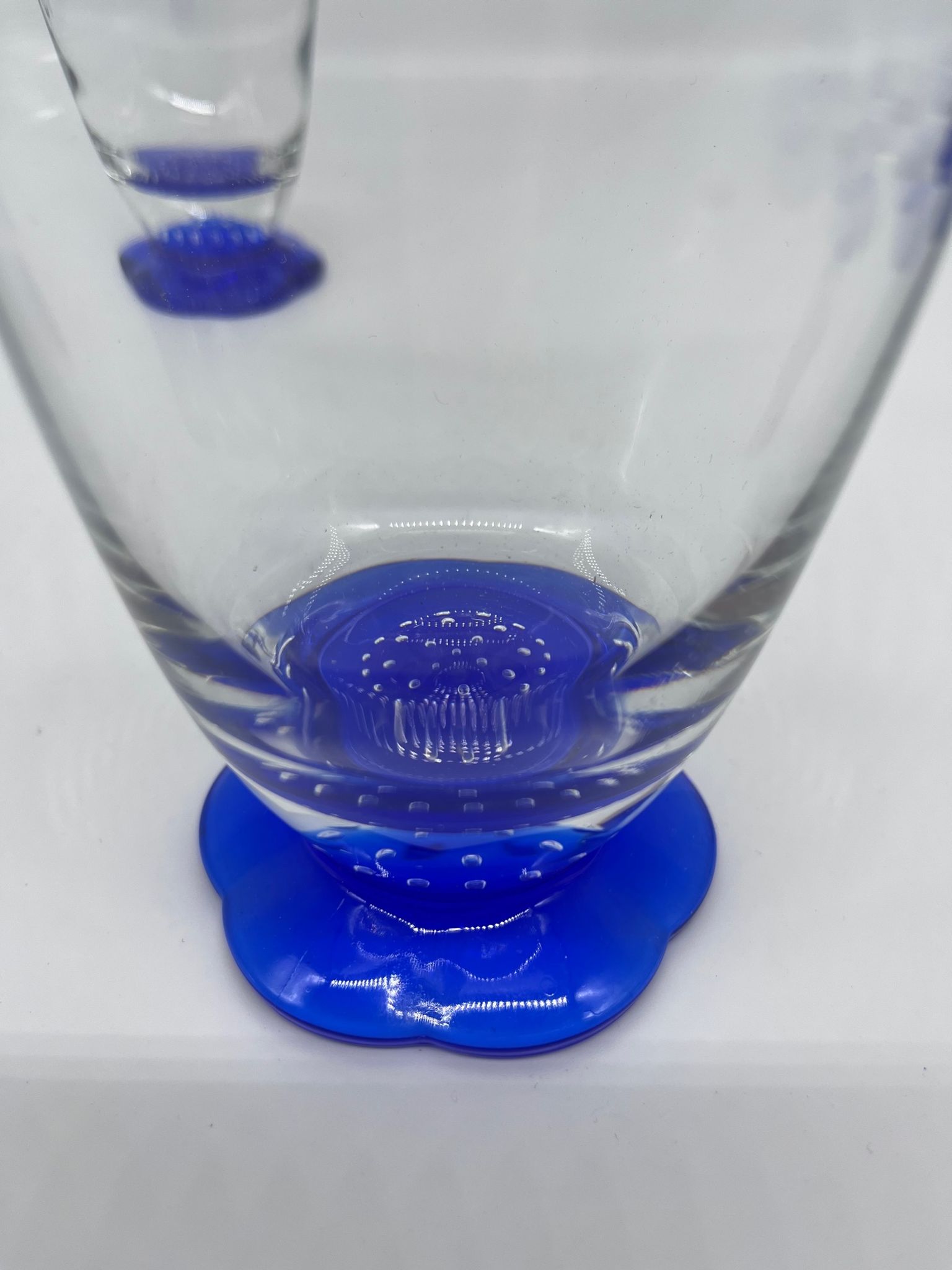 6 murano glass cups