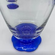 6 murano glass cups