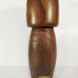 Kokeshi usaburo workshops 1970-80 Japan - plum blossom decoration