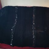 190x120cm black Handira carpet