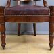 Mahogany office chair, Restoration period – early 19th century