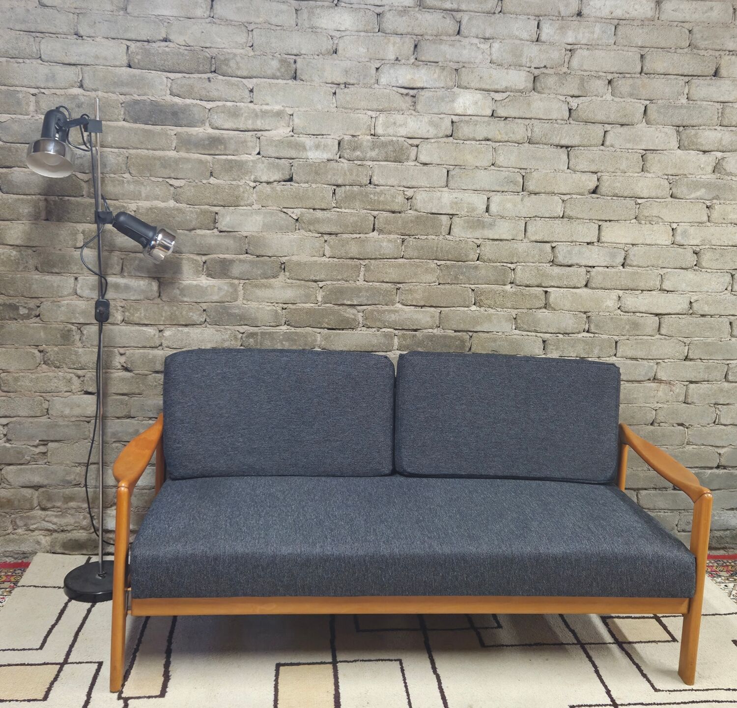 Convertible Scandinavian daybed canapé 1960