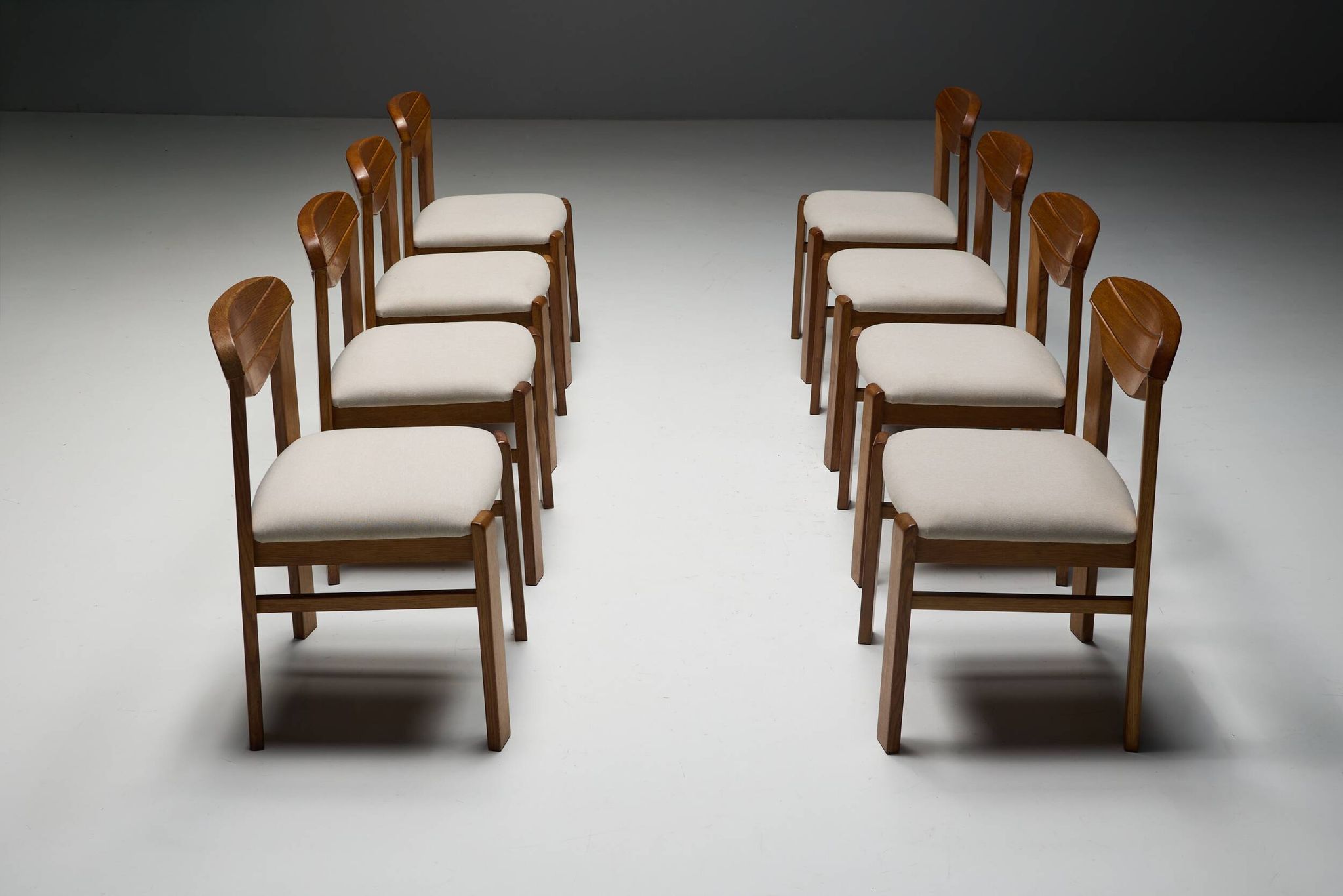 Chaise de salle à manger brutaliste, France, années 1960