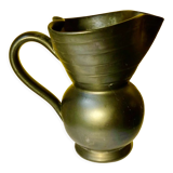 Pitcher in anthracite black ceramic