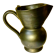 Pitcher in anthracite black ceramic